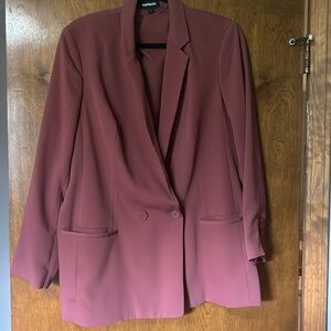 Express Double breasted blazer